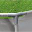 Stahlrahmenpool grau Ø 240 x 51 cm