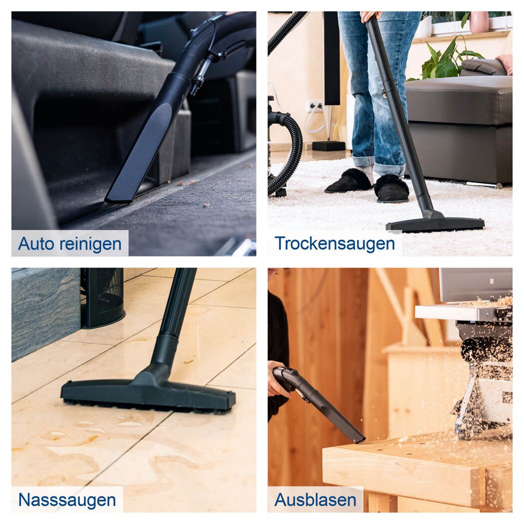 Nass- und Trockensauger 'ASP50-ES' 1400 W 50 l