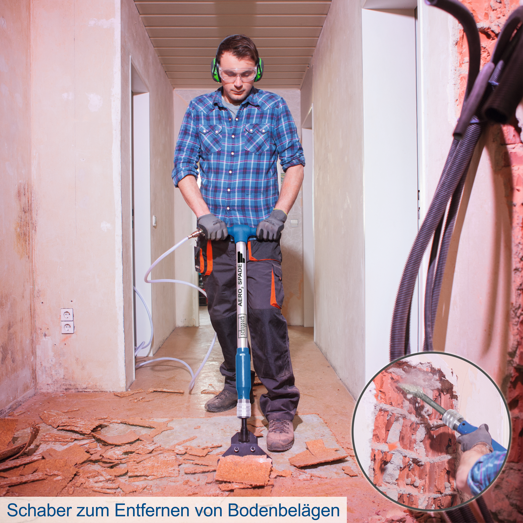 Druckluftwerkzeug-Set 'Aero2 Spade' 6-teilig