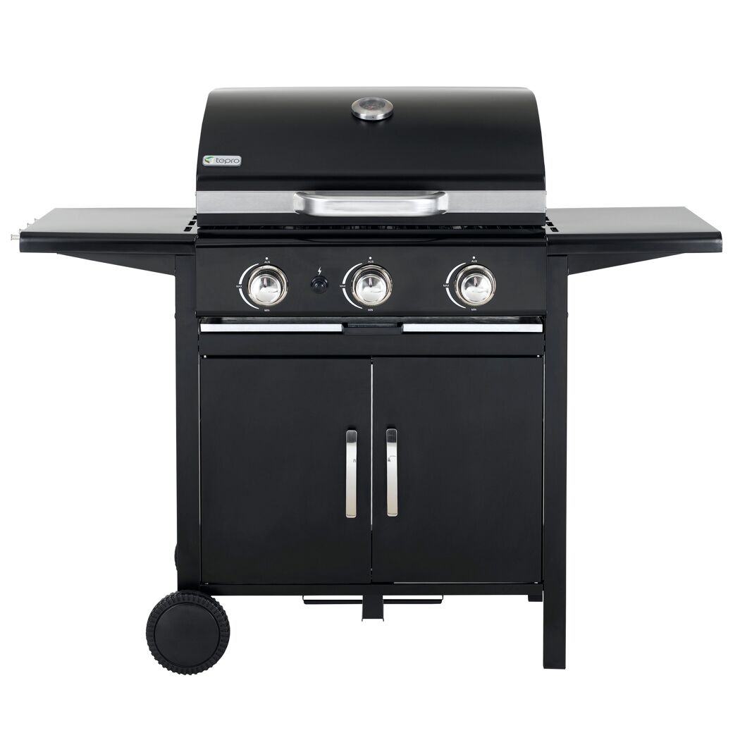 Gasgrill 'Mayfield 3' schwarz 127 x 103 x 58 cm