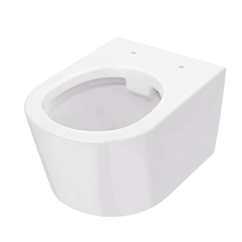 Wand-WC spülrandlos 'Melva' weiß