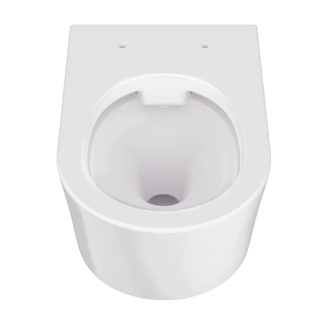 Wand-WC spülrandlos 'Melva' weiß