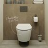 Wand-WC spülrandlos 'Jeno' spülrandlos weiß