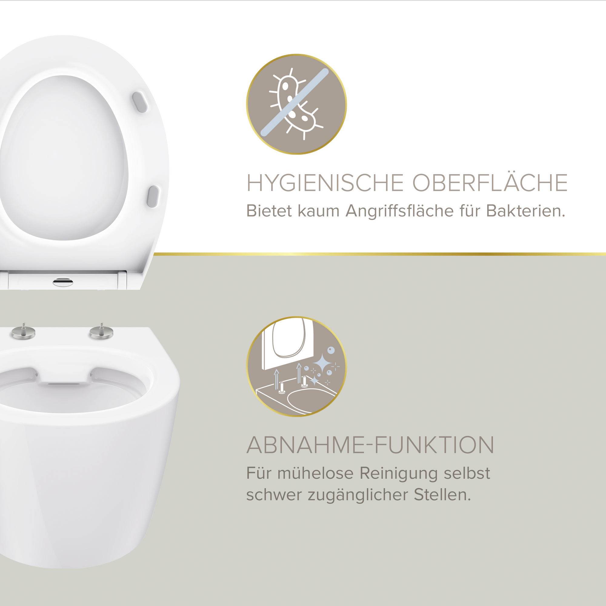 WC-Sitz 'Jeno' mit Absenkautomatik, weiß