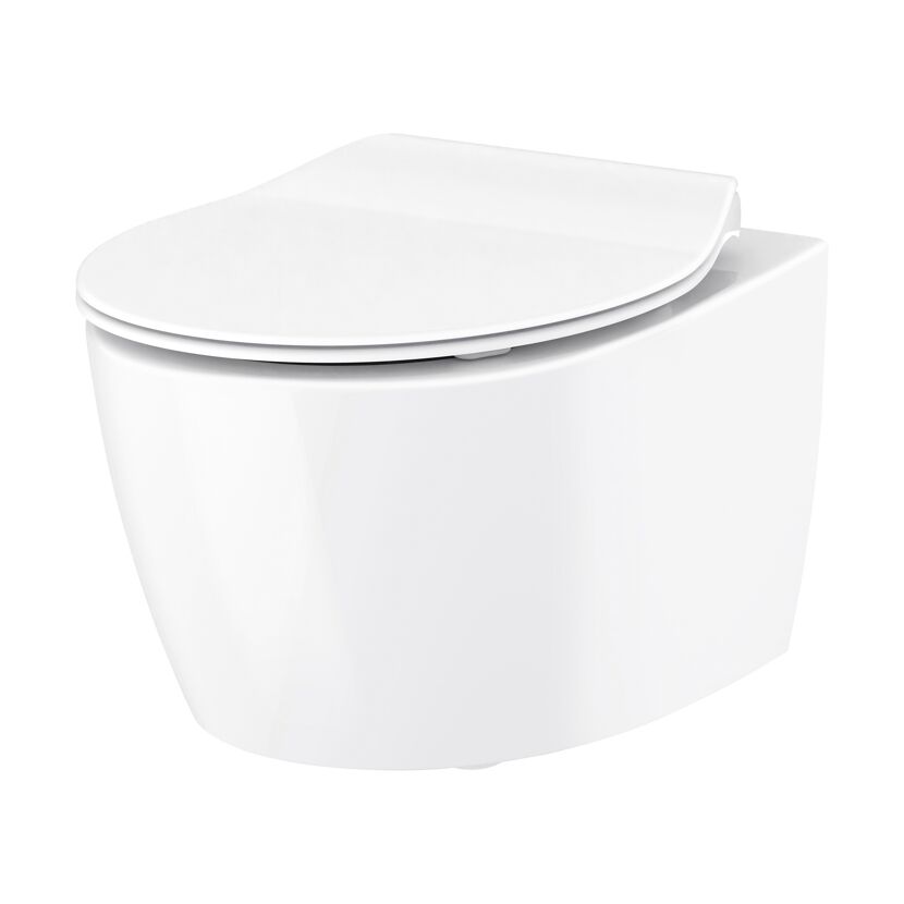 WC-Sitz 'Jeno' mit Absenkautomatik weiß Duroplast
