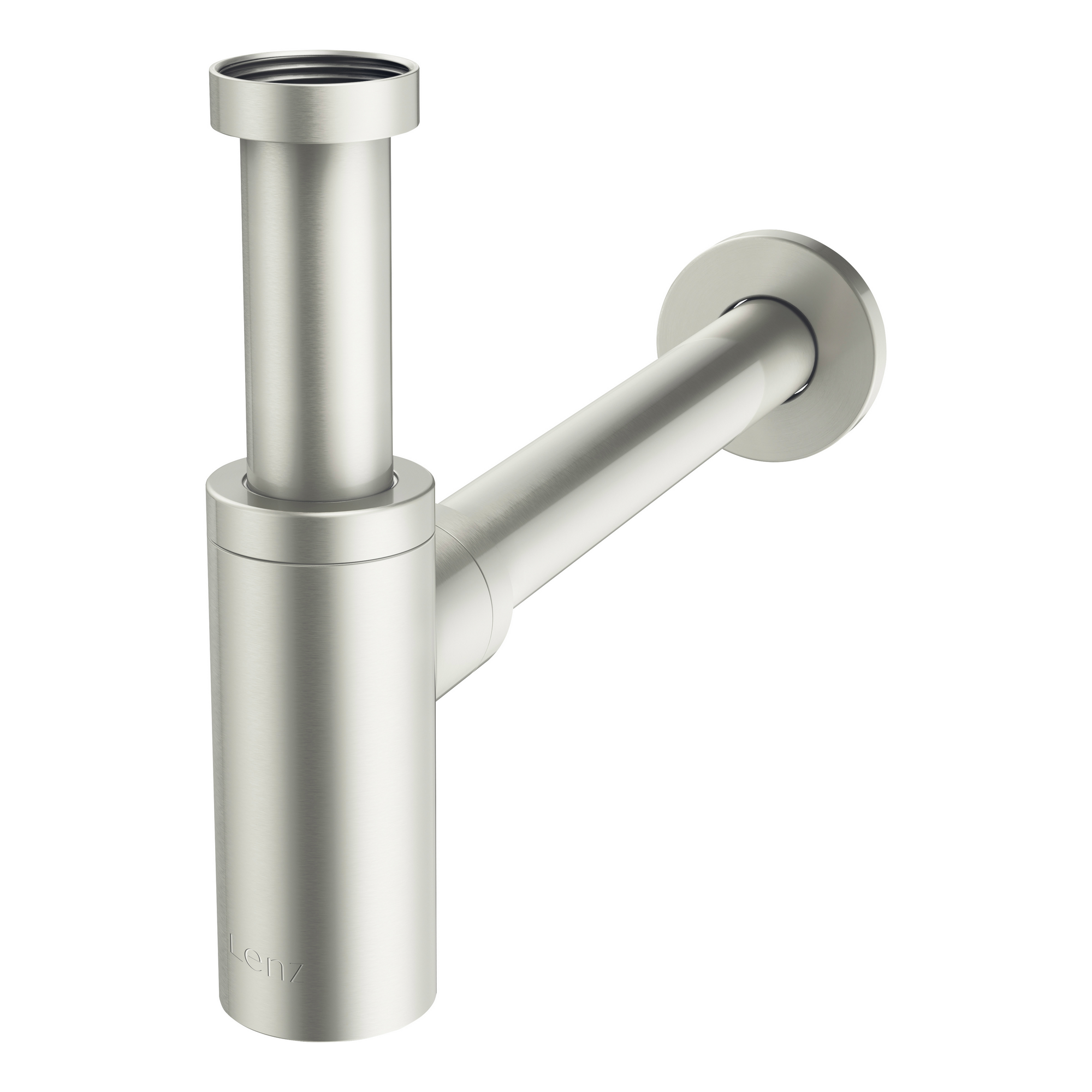 Flaschensiphon 'Juri' edelstahlfarben, 1 1/4" x Ø 32 mm