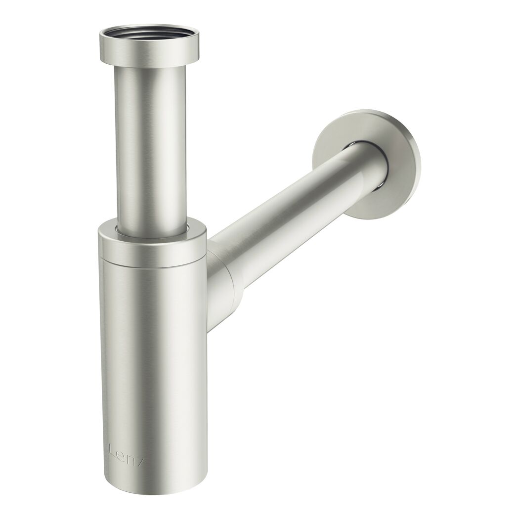 Flaschensiphon 'Juri' edelstahlfarben, 1 1/4" x Ø 32 mm