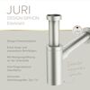 Flaschensiphon 'Juri' edelstahlfarben, 1 1/4" x Ø 32 mm