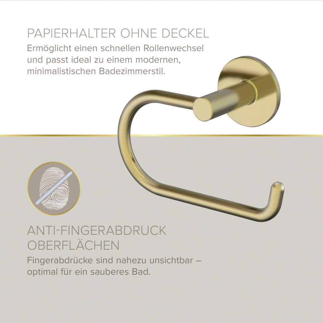 Badaccessoireset 'Juna' goldfarben 4-teilig
