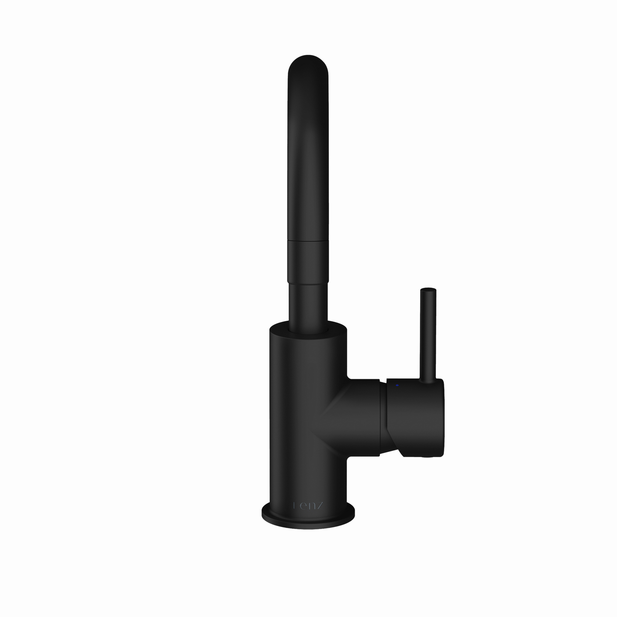 Waschtischarmatur 'Moana' matt schwarz schwenkbar 24 cm