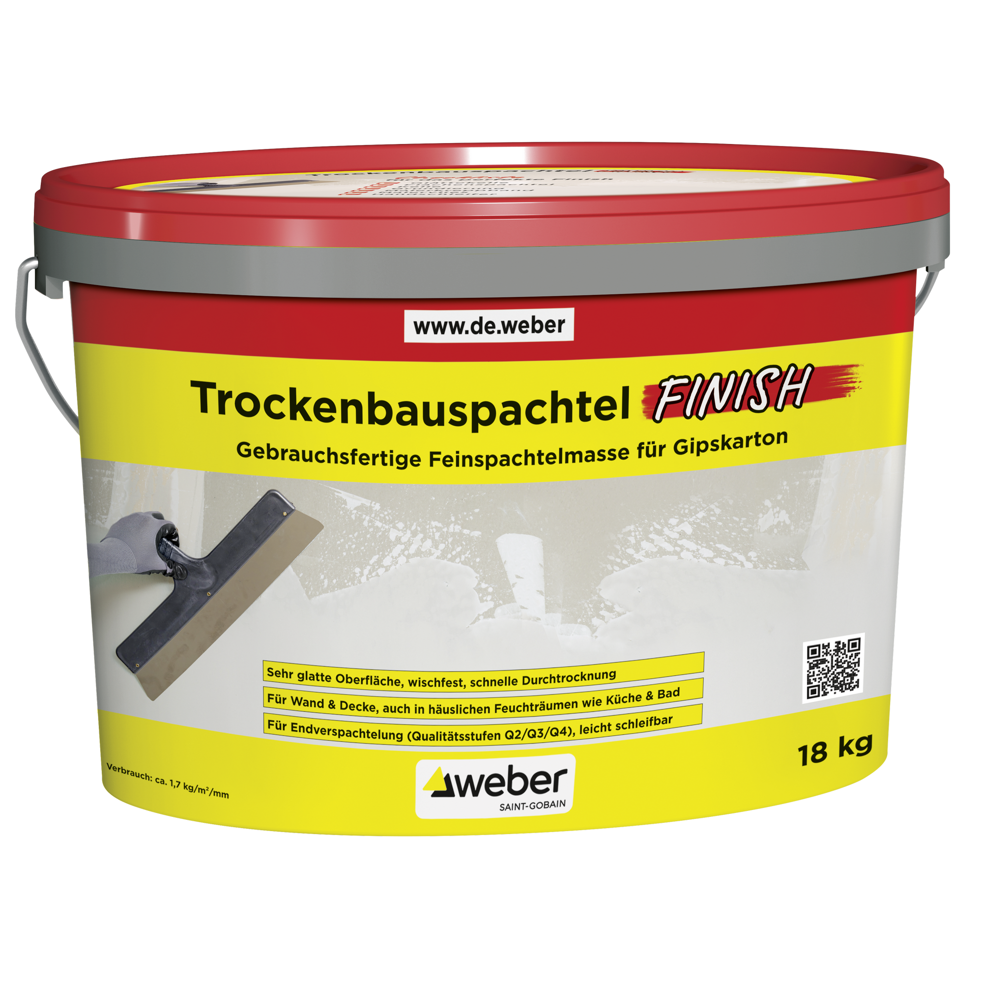 Trockenbauspachtel 'Finish' 18 kg