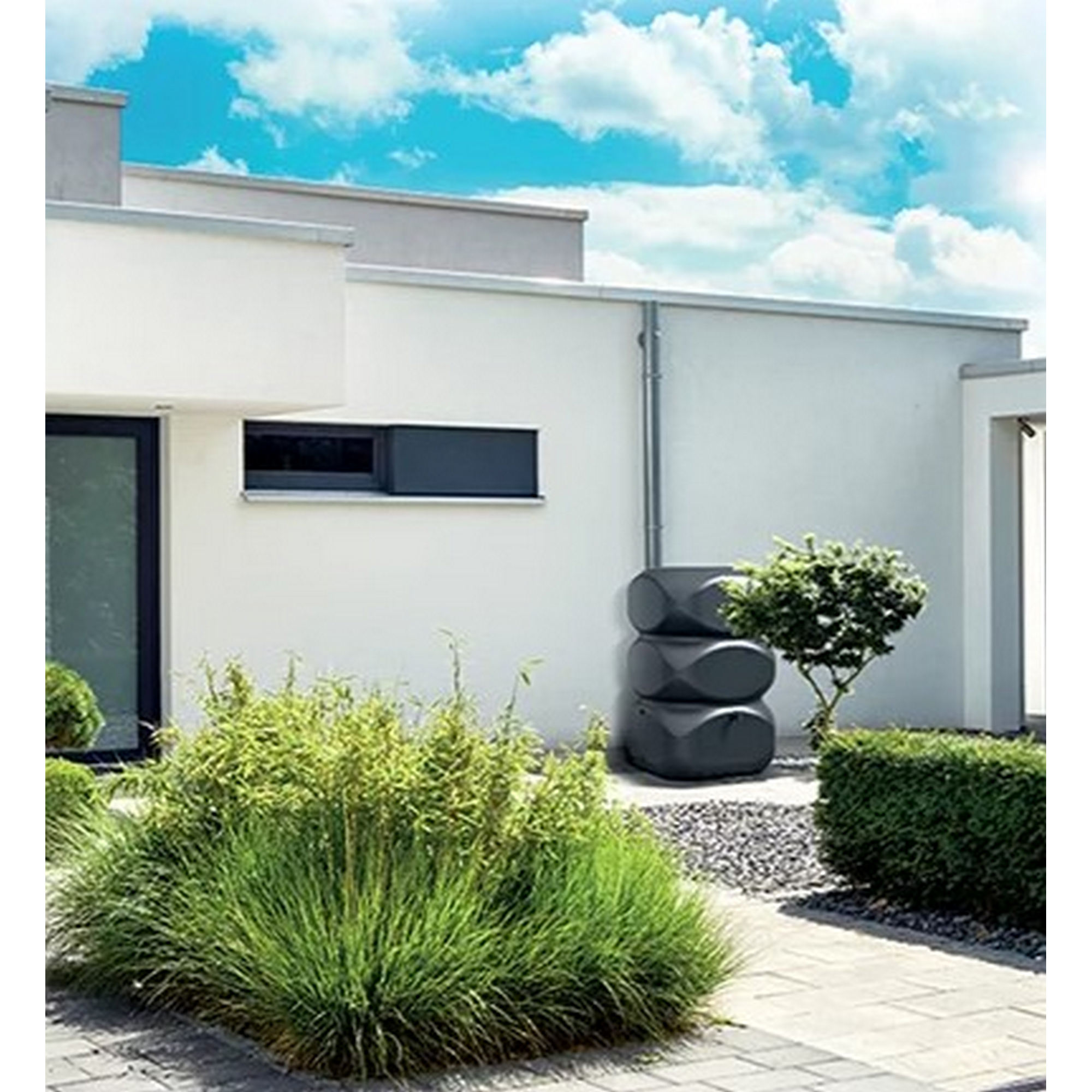 Regentonne 'Gubo' 320 l anthrazit