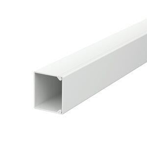 Kabelkanal 'WDK30030' mit Bodenlochung lichtgrau 3 x 3 x 200 cm