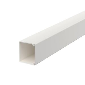 Kabelkanal 'WDK30030' mit Bodenlochung weiß 3 x 3 x 200 cm