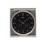 Quarz-Wanduhr schwarz mit Klimastation Ø 25 cm