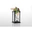 LED-Laterne 'Leno' 14 x 14 x 30 cm schwarz