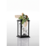 LED-Laterne 'Leno' 14 x 14 x 30 cm schwarz