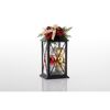 LED-Laterne 'Pallin' 14 x 14 x 30 cm schwarz