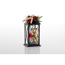 LED-Laterne 'Pallin' 14 x 14 x 30 cm schwarz