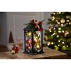 LED-Laterne 'Pallin' 14 x 14 x 30 cm schwarz