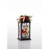 LED-Laterne 'Pallin' 14 x 14 x 30 cm schwarz