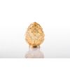 LED Deko 'Zapfen' 14,5 x 14,5 x 18 cm gold