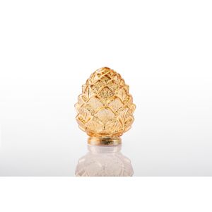 LED Deko 'Zapfen' 14,5 x 14,5 x 18 cm gold