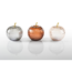 LED Deko 'Apfel' 18,5 x 18,5 x 20 cm braun