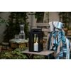 Outdoor-Laterne 'Lucido' mit LED-Kerze schwarz 15 x 15 x 30 cm