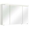 LED-Spiegelschrank 'Jelte' weiß Hochglanz 120 x 72,5 x 17 cm