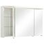 LED-Spiegelschrank 'Jelte' weiß Hochglanz 120 x 72,5 x 17 cm
