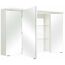 LED-Spiegelschrank 'Jelte' weiß Hochglanz 120 x 72,5 x 17 cm