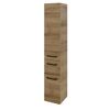 Hochschrank 'Jelte' eichefarben foliert 30 x 168 x 33 cm
