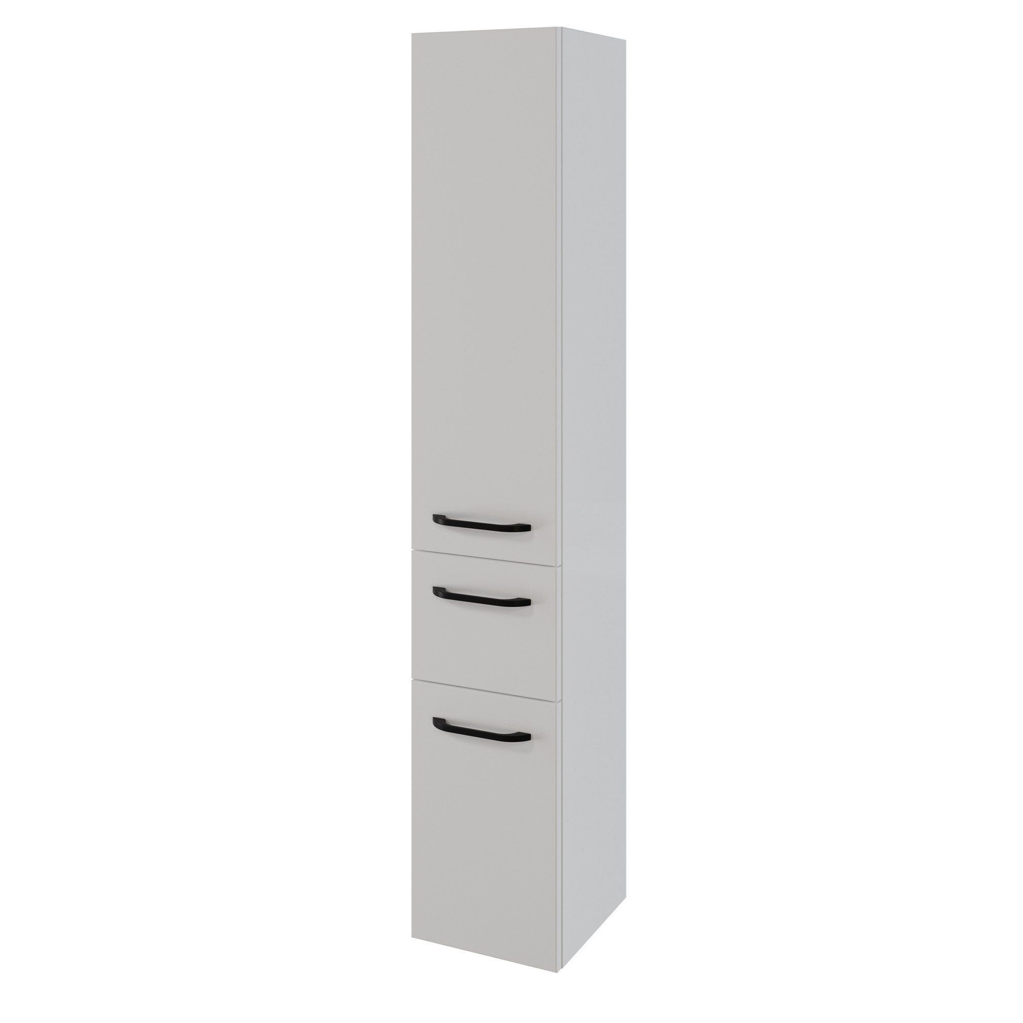 Midischrank 'Jelte' weiß Hochglanz 30 x 121 x 31 cm