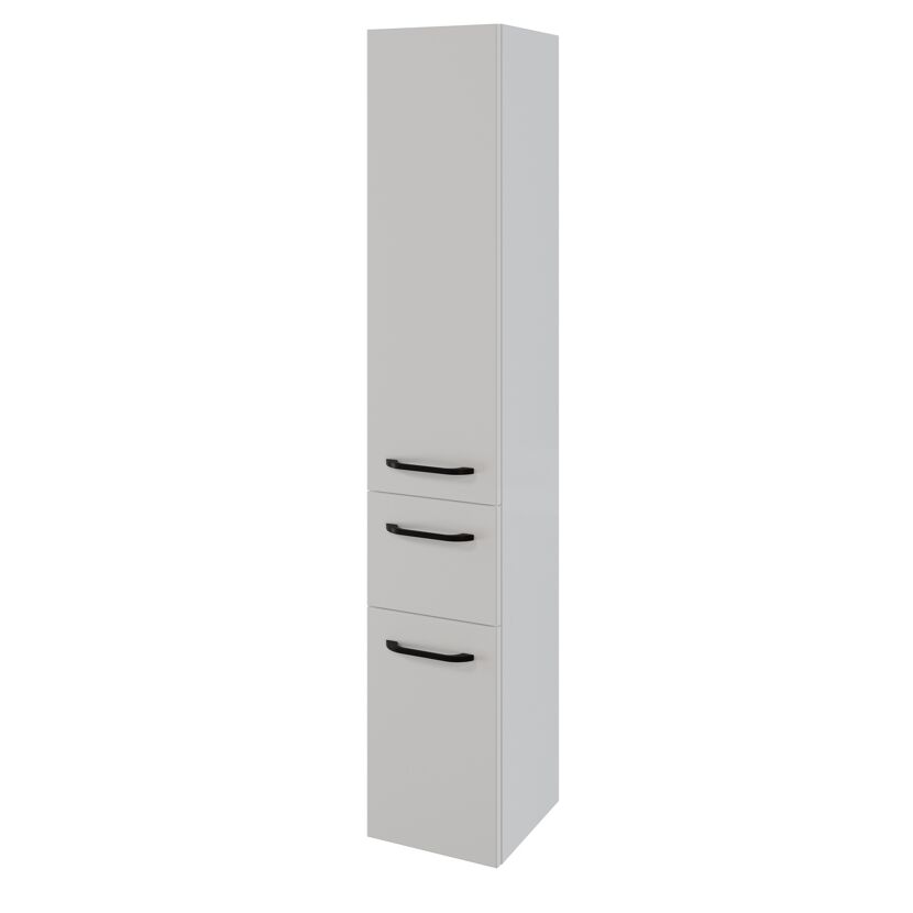 Midischrank 'Jelte' weiß Hochglanz 30 x 121 x 31 cm