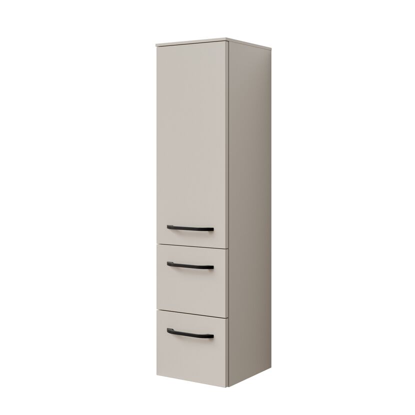 Midischrank 'Jelte' kaschmirfarben matt 30 x 121 x 31 cm