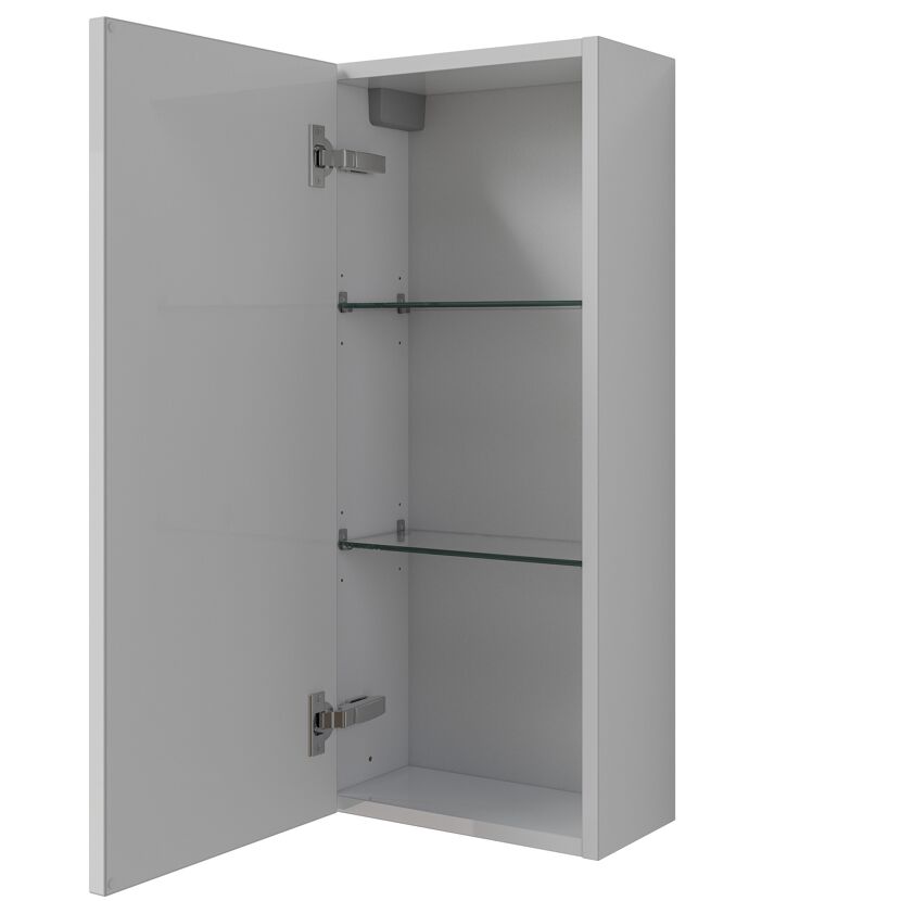 Hängeschrank 'Jelte' weiß Hochglanz 30 x 70 x 17 cm