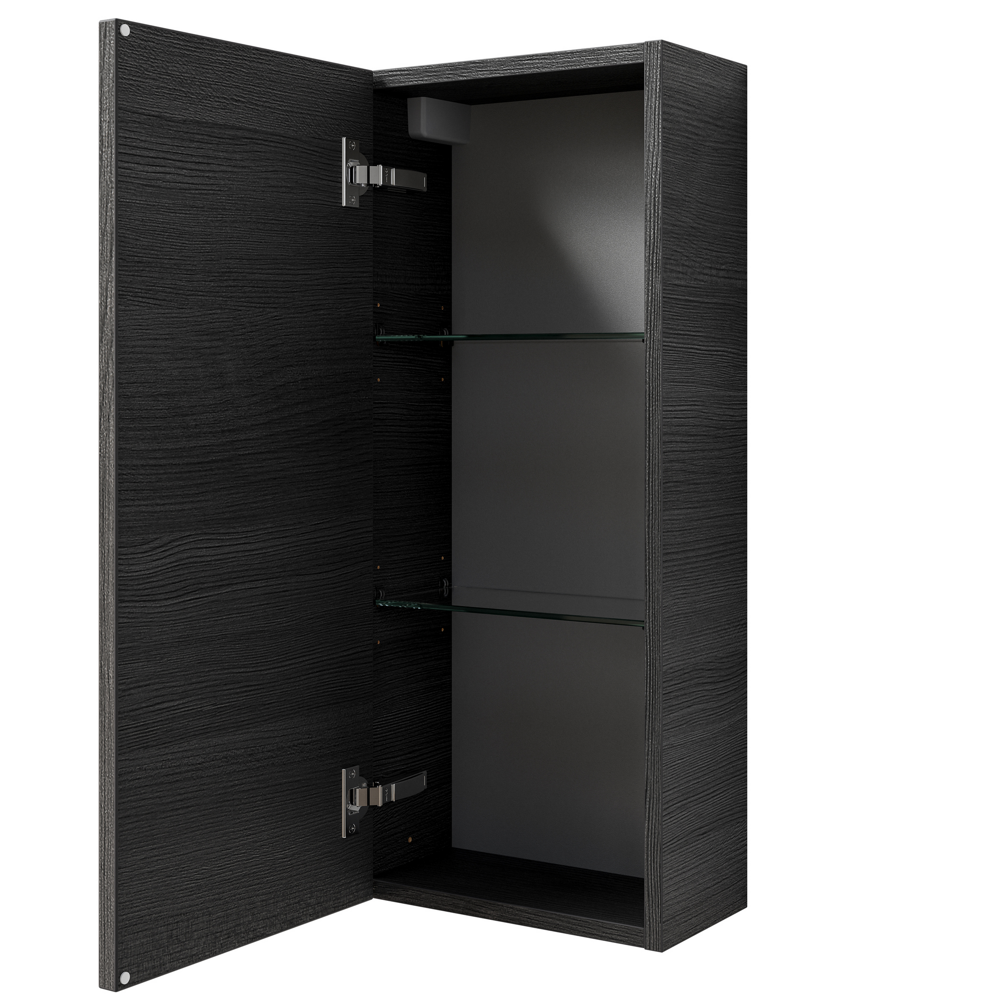 Hängeschrank 'Jelte' graphitfarben 30 x 70 x 17 cm