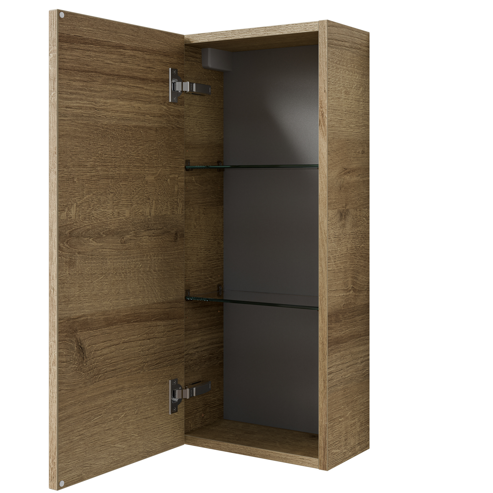 Hängeschrank 'Jelte' eichefarben 30 x 70 x 17 cm