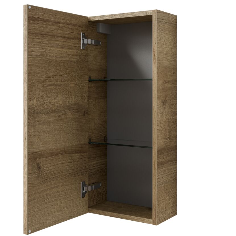 Hängeschrank 'Jelte' eichefarben 30 x 70 x 17 cm