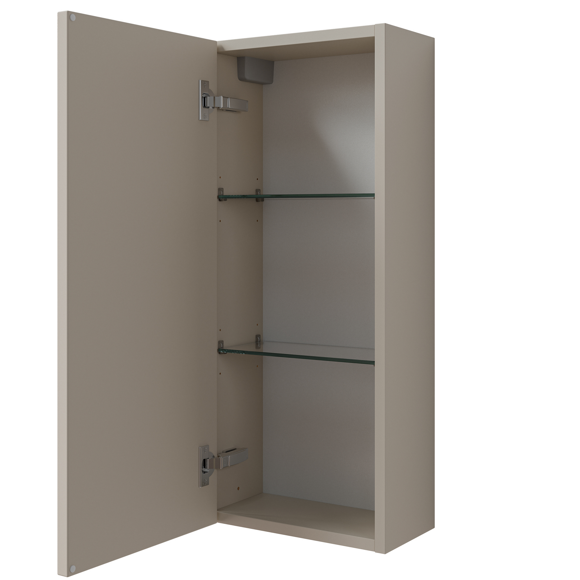 Hängeschrank 'Jelte' kaschmirfarben matt 30 x 70 x 17 cm