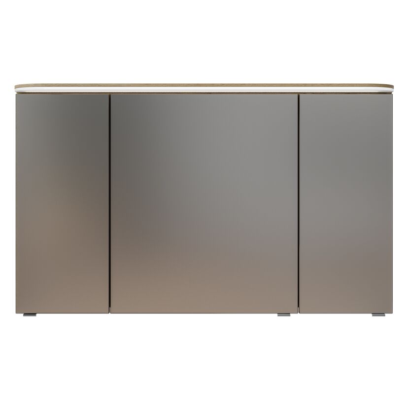 LED-Spiegelschrank 'Jelte' eichefarben 120 x 72,3 x 17 cm