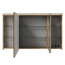 LED-Spiegelschrank 'Jelte' eichefarben 120 x 72,3 x 17 cm