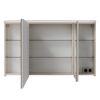 LED-Spiegelschrank 'Jelte' kaschmirfarben matt 120 x 72,3 x 17 cm