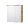 LED-Spiegelschrank 'Jelte' eichefarben 70 x 72,3 x 14,9 cm