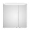 LED-Spiegelschrank 'Jelte' weiß glänzend 70 x 72,3 x 14,9 cm