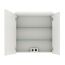 LED-Spiegelschrank 'Jelte' weiß glänzend 70 x 72,3 x 14,9 cm