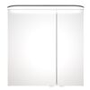 LED-Spiegelschrank 'Jelte' graphitfarben 70 x 72,3 x 14,9 cm
