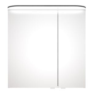 LED-Spiegelschrank 'Jelte' graphitfarben 70 x 72,3 x 14,9 cm