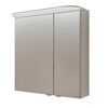 LED-Spiegelschrank 'Jelte' kaschmirfarben matt 70 x 72,3 x 14,9 cm